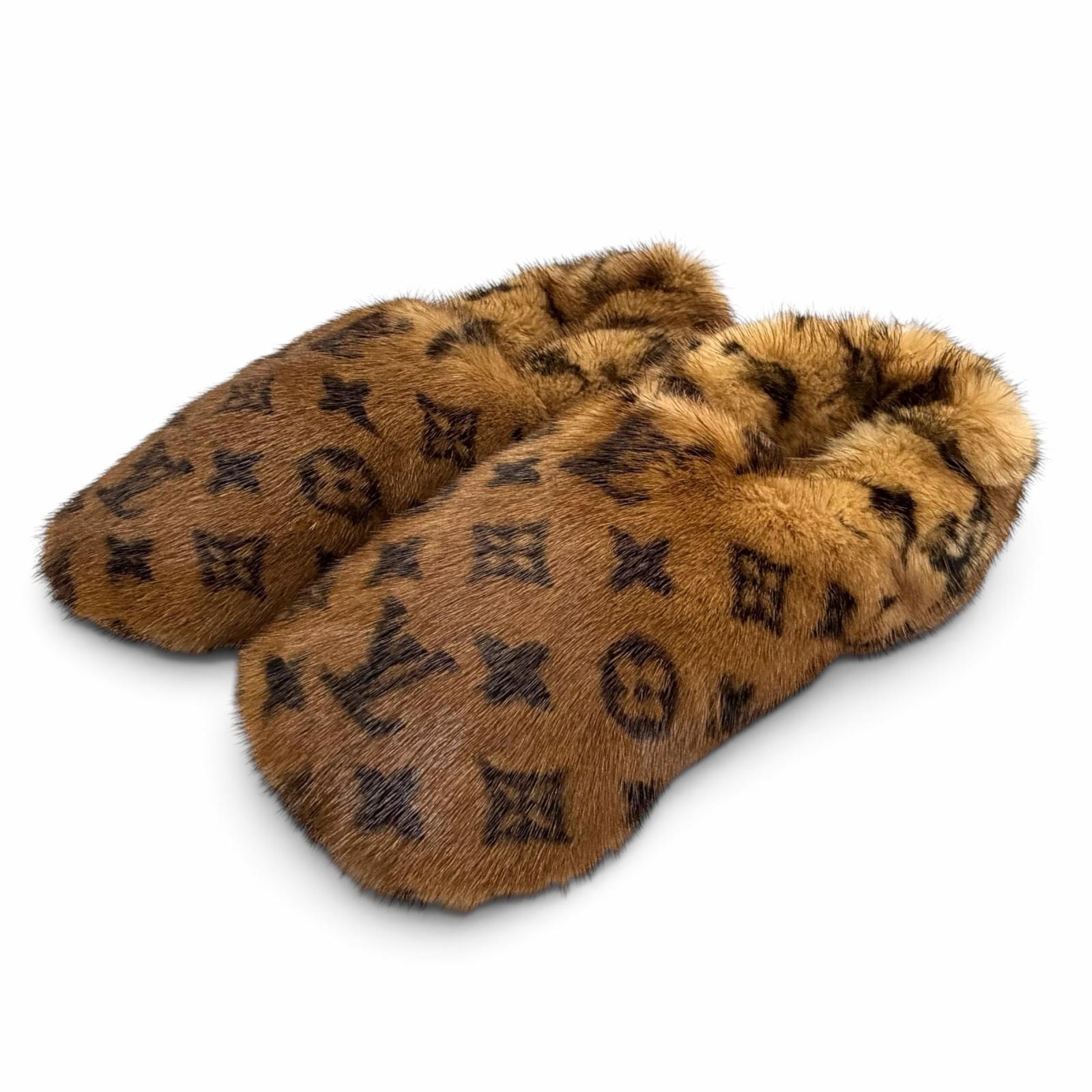 未使用品 ルイヴィトン ドリーミーライン ローファー モノグラム ミンク 37