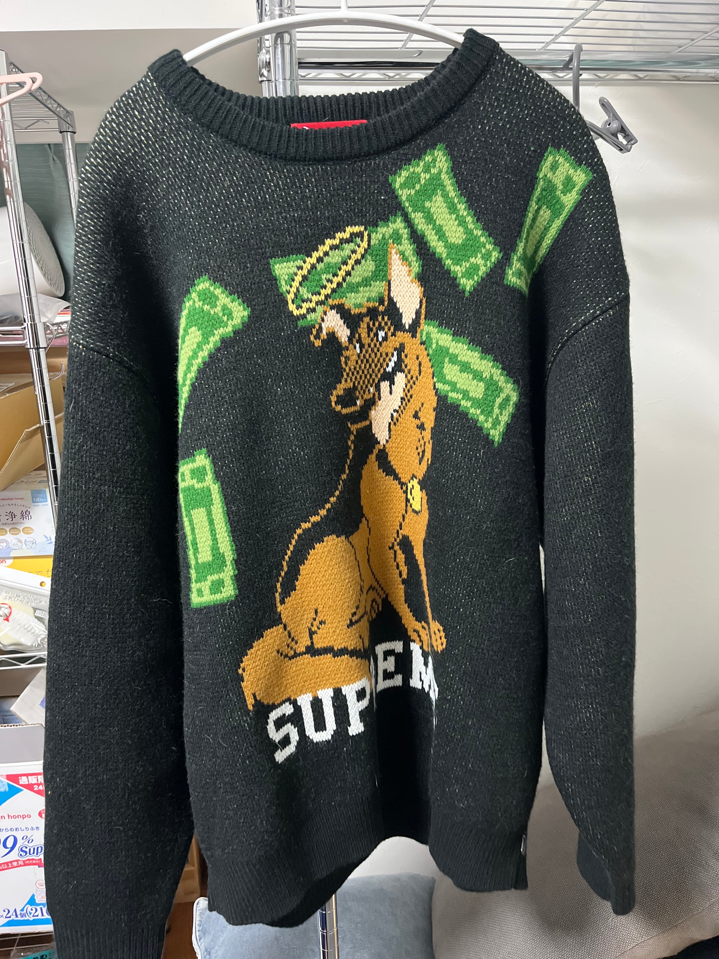 Supreme All Dogs Go To Heaven Sweater "Black"