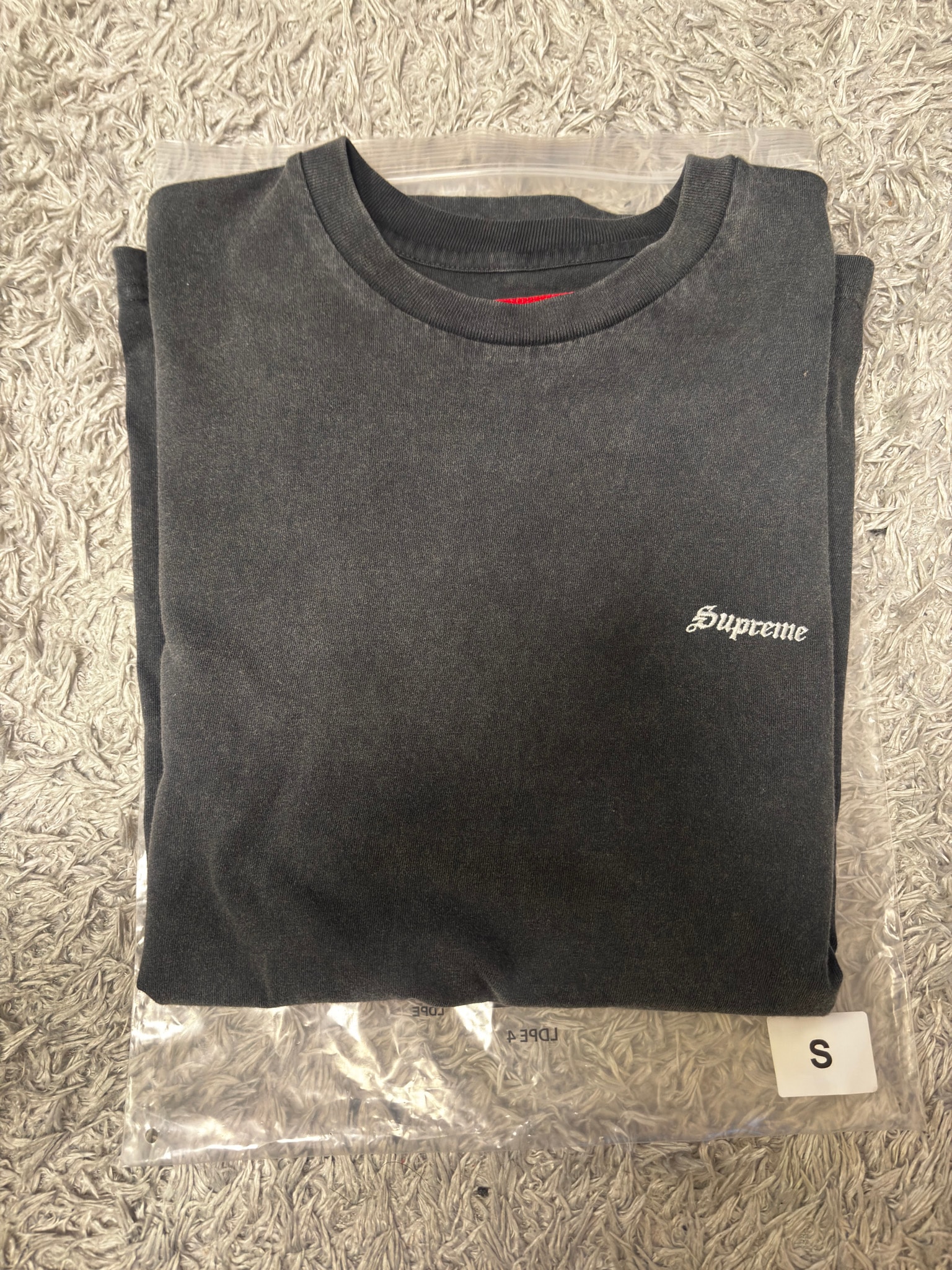 Supreme Washed S/S Top (26SS) "Black"