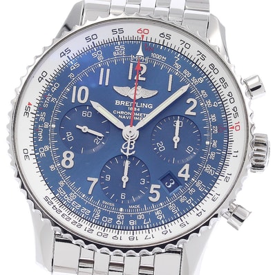 ☆良品 ブライトリング ナビタイマー 01 クロノグラフ 43 メンズ 【中古】