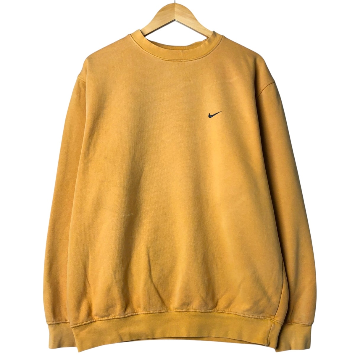 古着 00年代 ナイキ NIKE ワンポイントロゴスウェットシャツ トレーナー メンズL相当/eaa580061