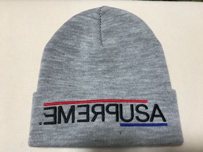 Supreme USA Beanie "Grey"