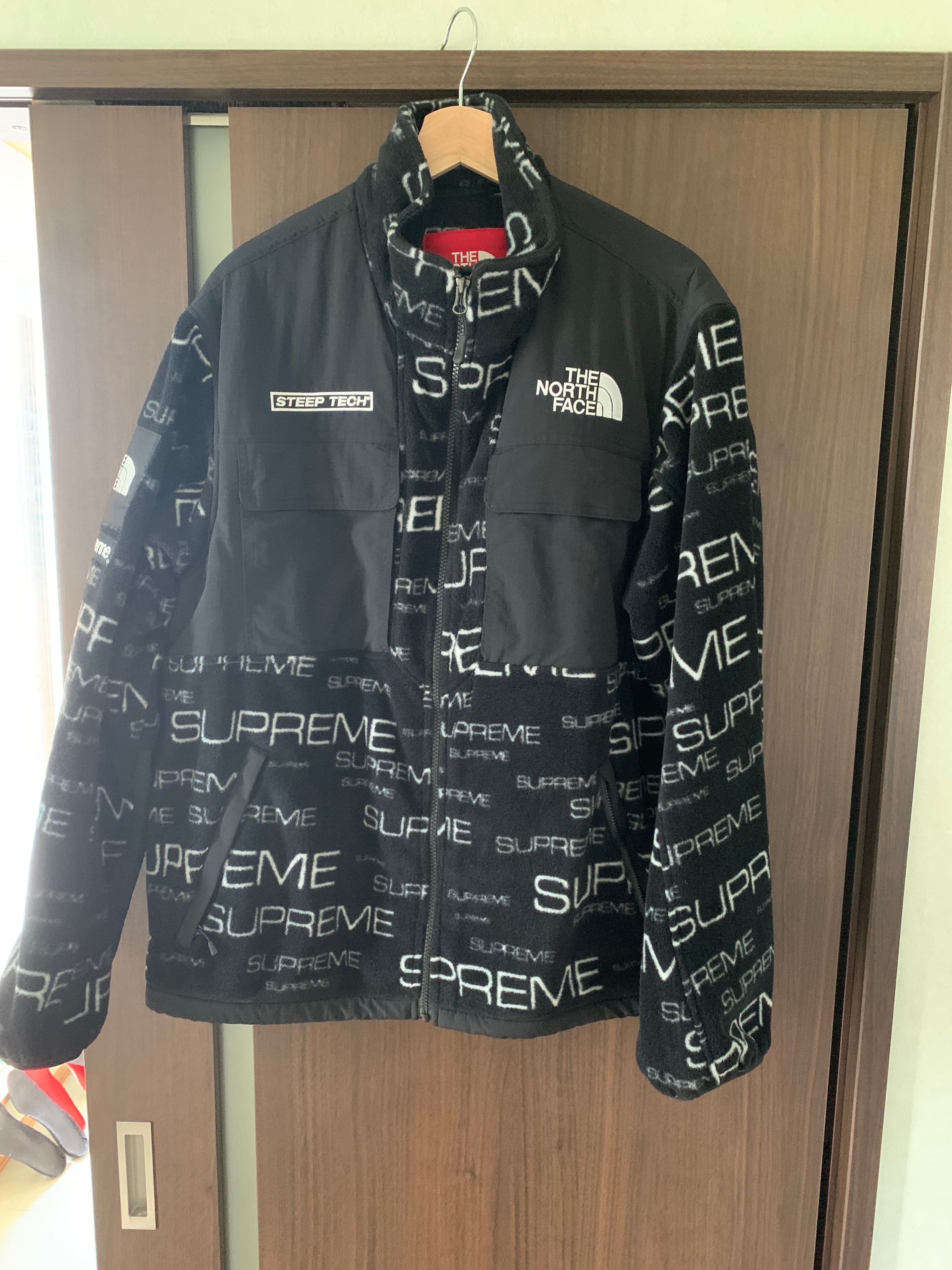 Supreme x The North Face Steep Tech Fleece Jacket "Black"