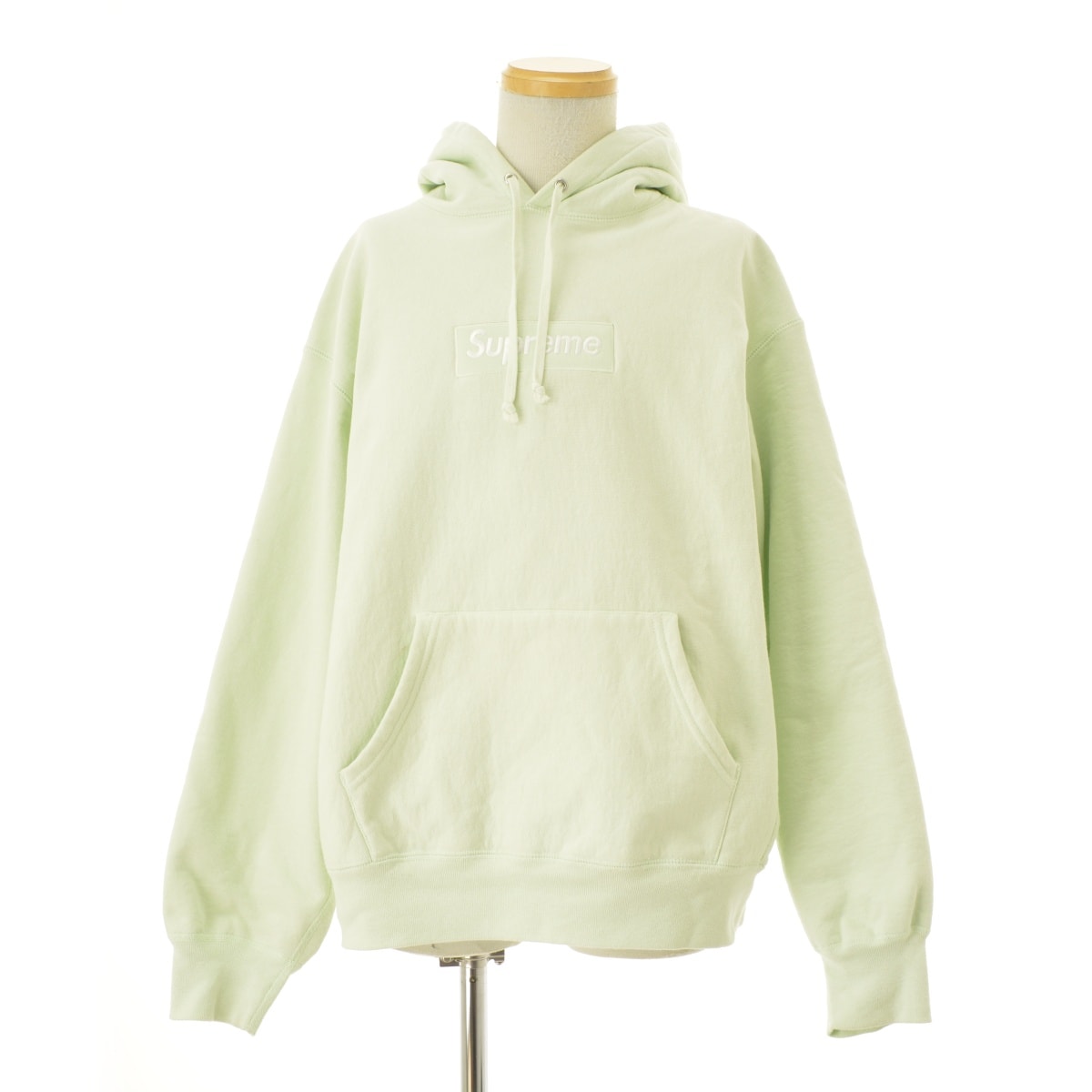 Supreme Box Logo Hooded Sweatshirt "Light Green" (23FW)