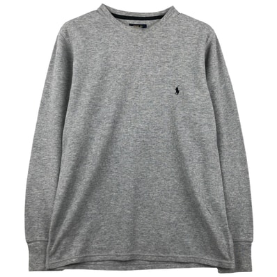古着 ラルフローレン Ralph Lauren POLO RALPH LAUREN SLEEPWEAR サーマルロンT ワッフル メンズM相当/eaa608513