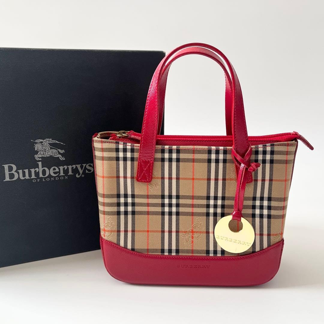 バーバリー ハンドバッグ レディース