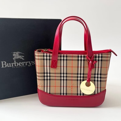 バーバリー ハンドバッグ レディース