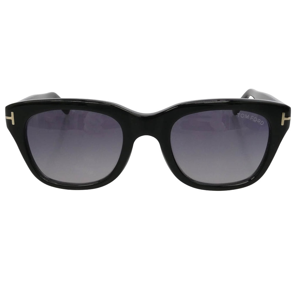 TOM FORD トムフォード TF237-F SNOWDON スノードン アジアンフィット ウェリントン カラーレンズ アイウェア メガネ サングラス ブラック系 51□21 145【極上美品】【中古】
