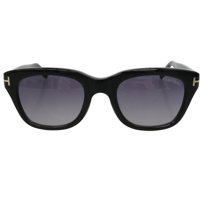 TOM FORD トムフォード TF237-F SNOWDON スノードン アジアンフィット ウェリントン カラーレンズ アイウェア メガネ サングラス ブラック系 51□21 145【極上美品】【中古】
