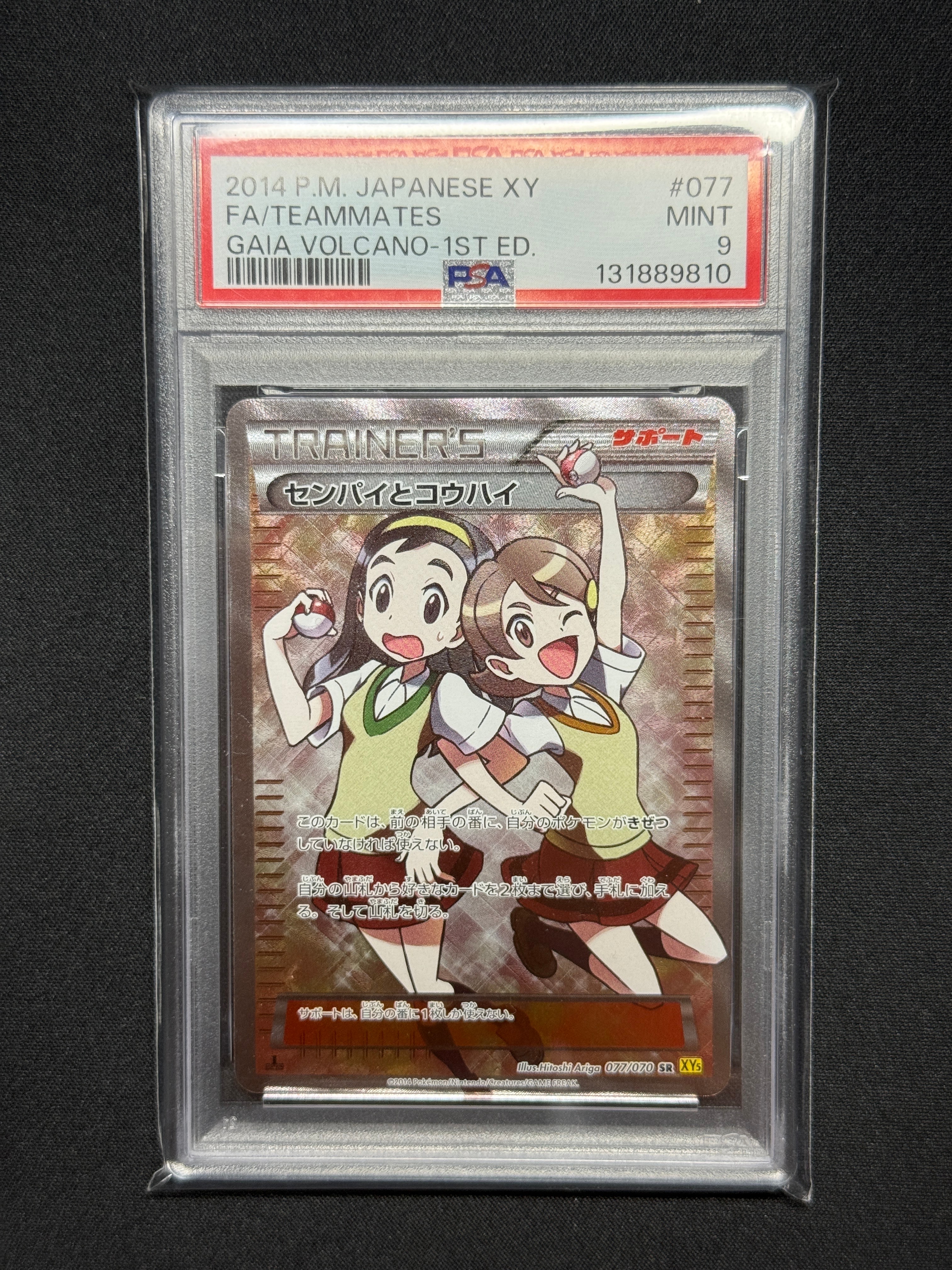 センパイとコウハイ SR :1ED [XY5-G 077/070](拡張パック「ガイア