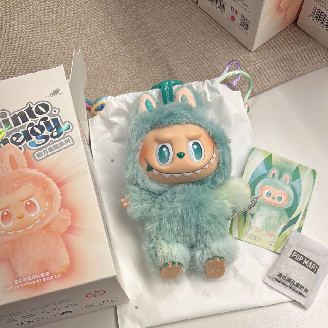 POP MART THE MONSTERS (LABUBU) Big into Energy Series Plush Pendant SERENITY