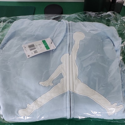 Supreme x Jordan Hooded Sweatshirt "Light Blue"