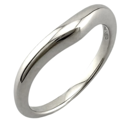 ブルガリ フェディ ウェディング リング 指輪 7号 Pt950プラチナ レディース BVLGARI 中古