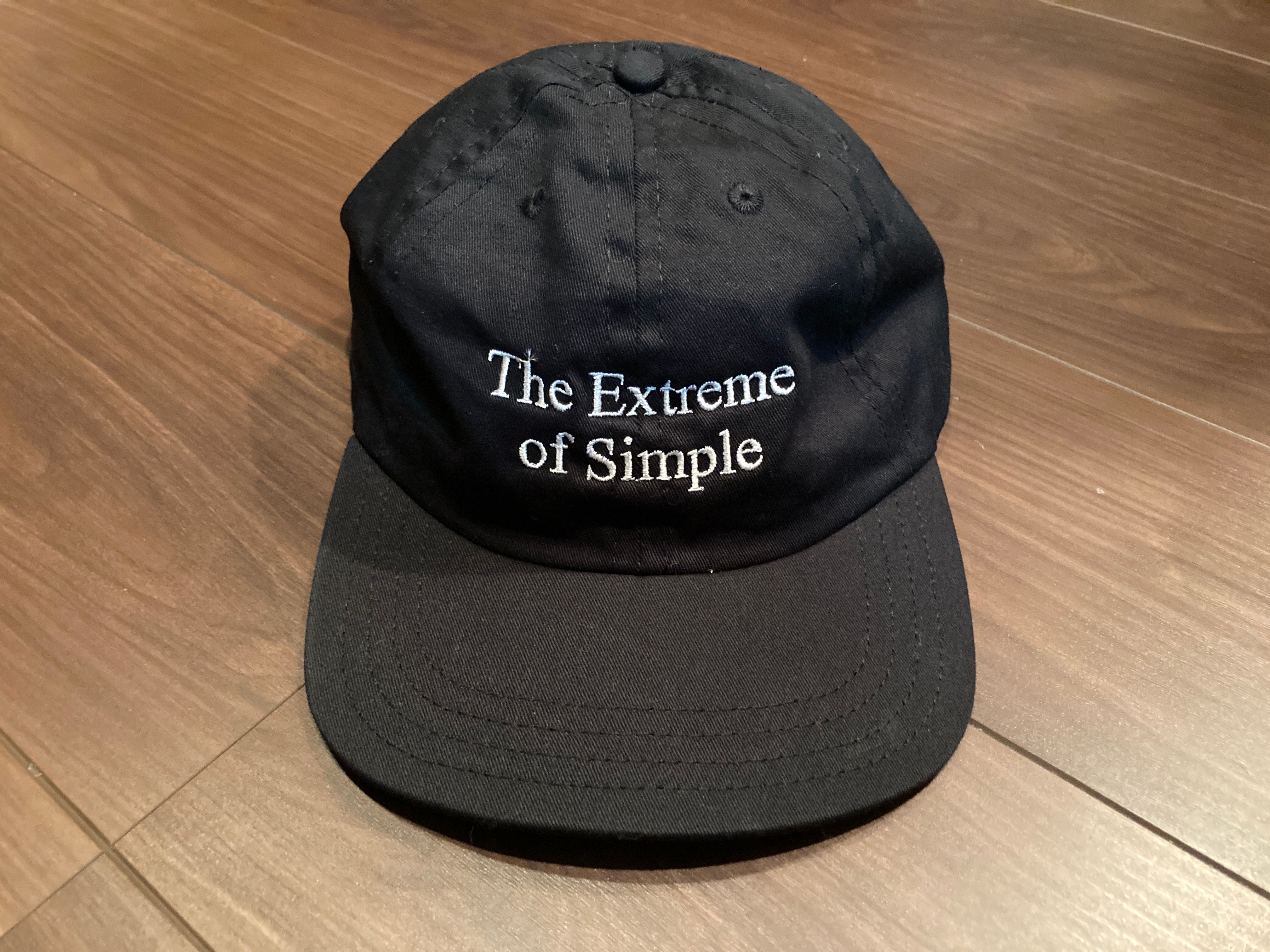 ENNOY Cotton Cap (The Extreme of Simple Logo) "Black" (24SS)
