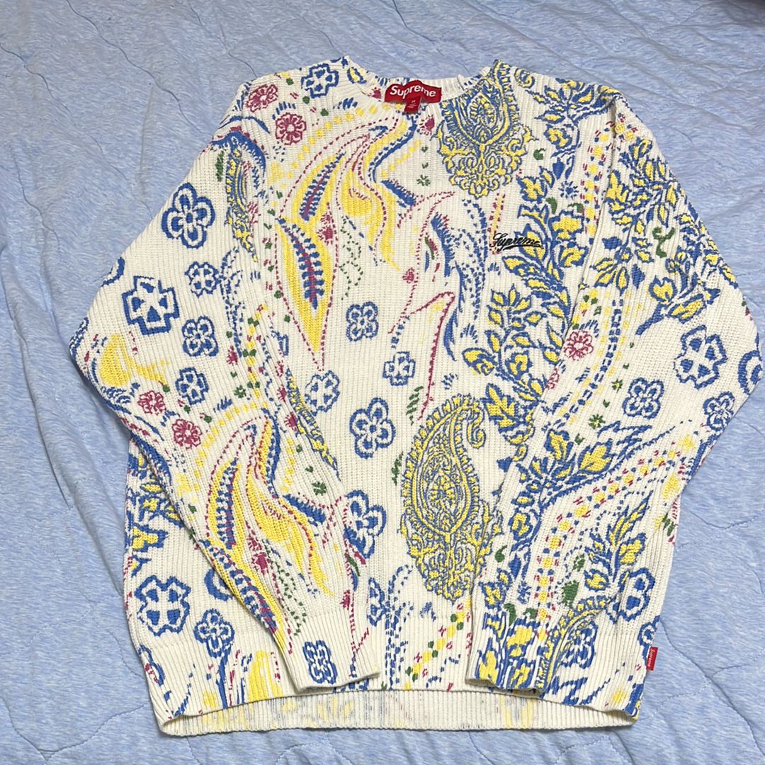 Supreme Printed Paisley Sweater 
