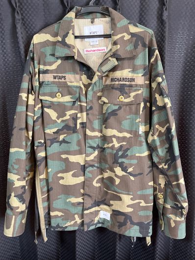 Richardson X WTAPS BUDS LONGSLEEVE SHIRT "Camo"