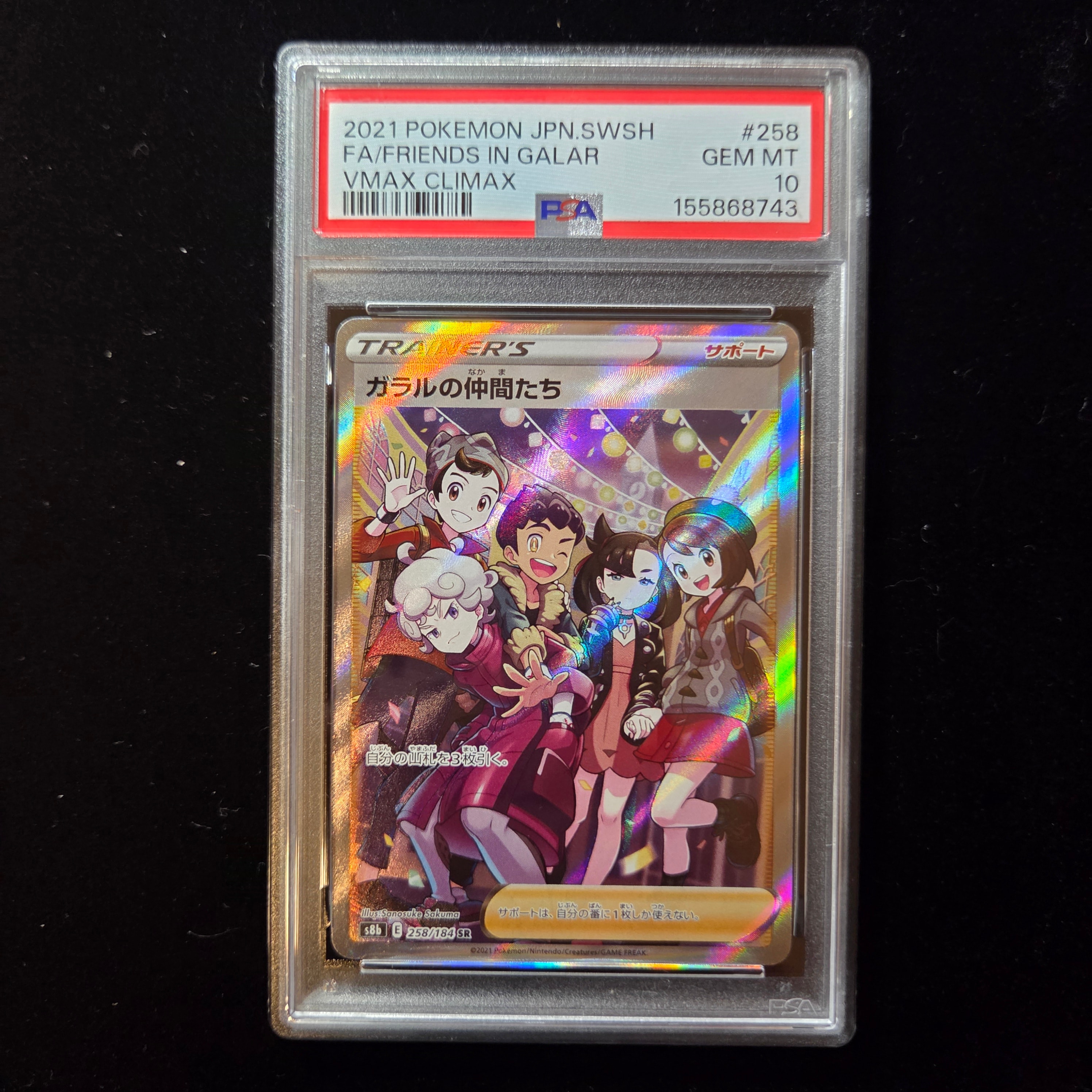 ガラルの仲間たち SR[S8b 258/184](ハイクラスパック「VMAXクライマックス」)