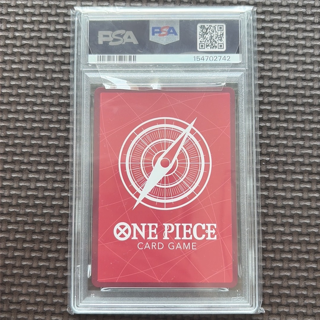 PSA9】モンキー・D・ルフィ L :開封済 [OP13-001](プロモーション