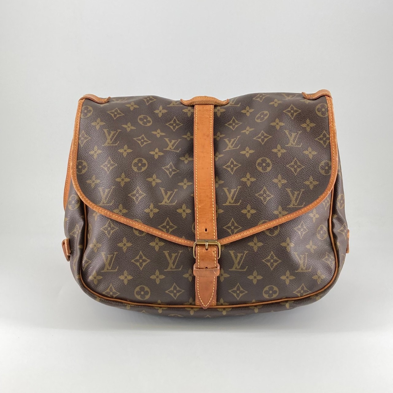 LOUIS VUITTON(ルイ・ヴィトン) ソミュール35 M42254 ショルダーバッグ ブラウン