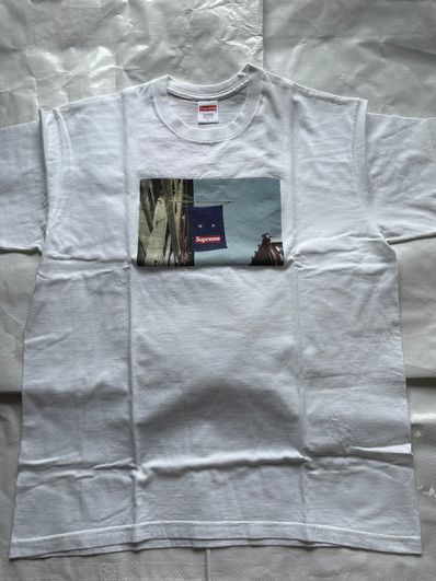 Supreme Banner Tee "White"