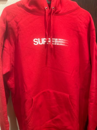 Supreme Motion Logo Hooded Sweatshirt "Red" (20SS)