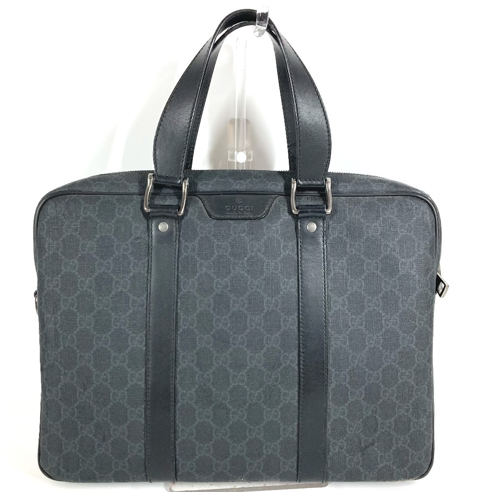 グッチ GUCCI GGスプリーム ロゴ 368557 カバン ブリーフケース ハンドバッグ 書類バッグ ビジネスバッグ GGスプリームキャンバス ブラック
