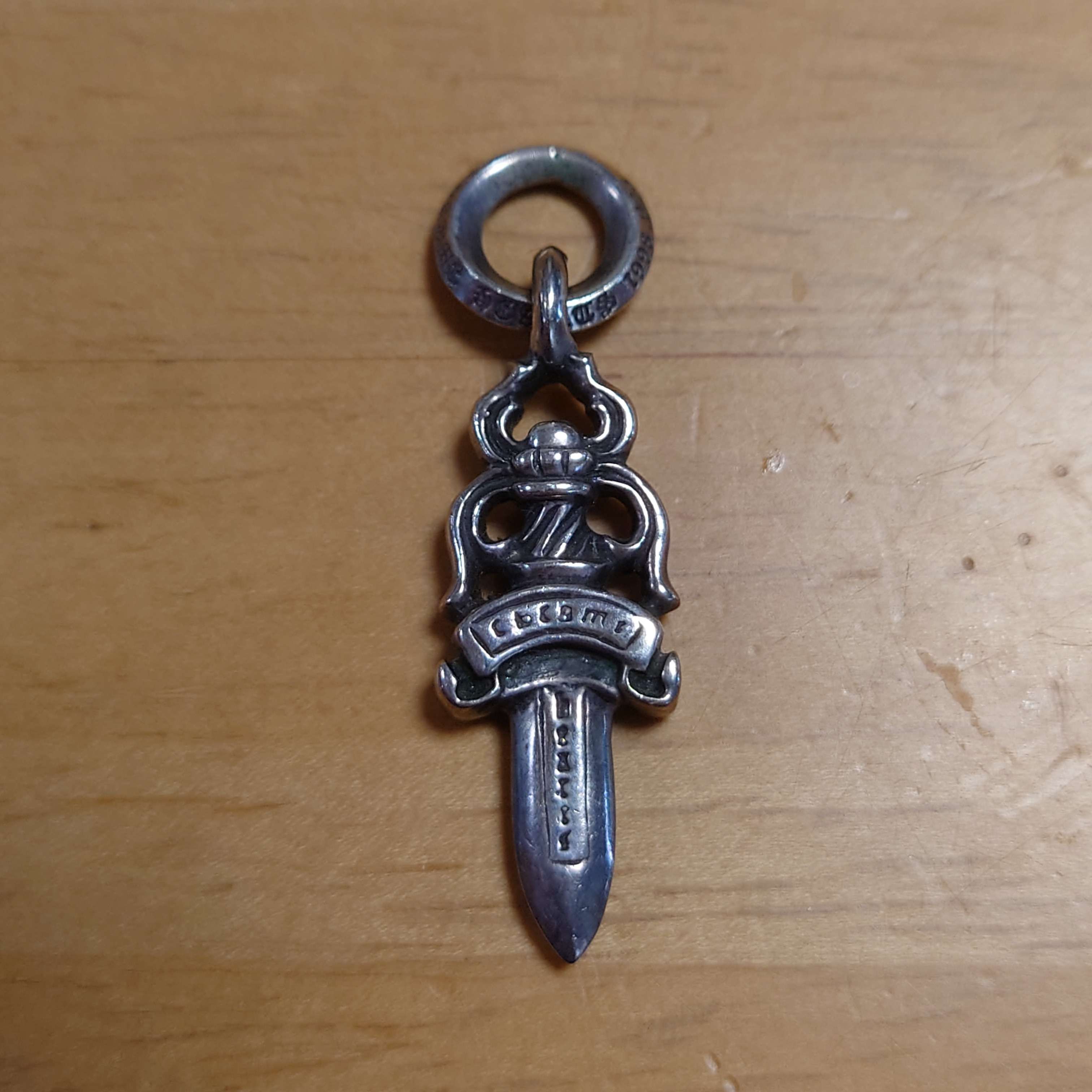 Chrome Hearts # 5 Dagger Charm "Silver"