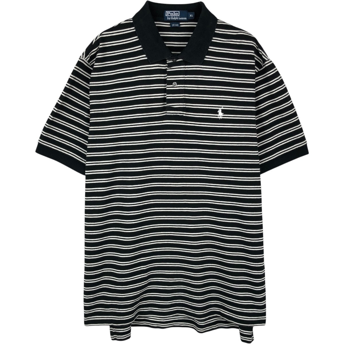 古着 ラルフローレン Ralph Lauren POLO by Ralph Lauren 半袖 ボーダー ポロシャツ メンズXL相当/eaa667433