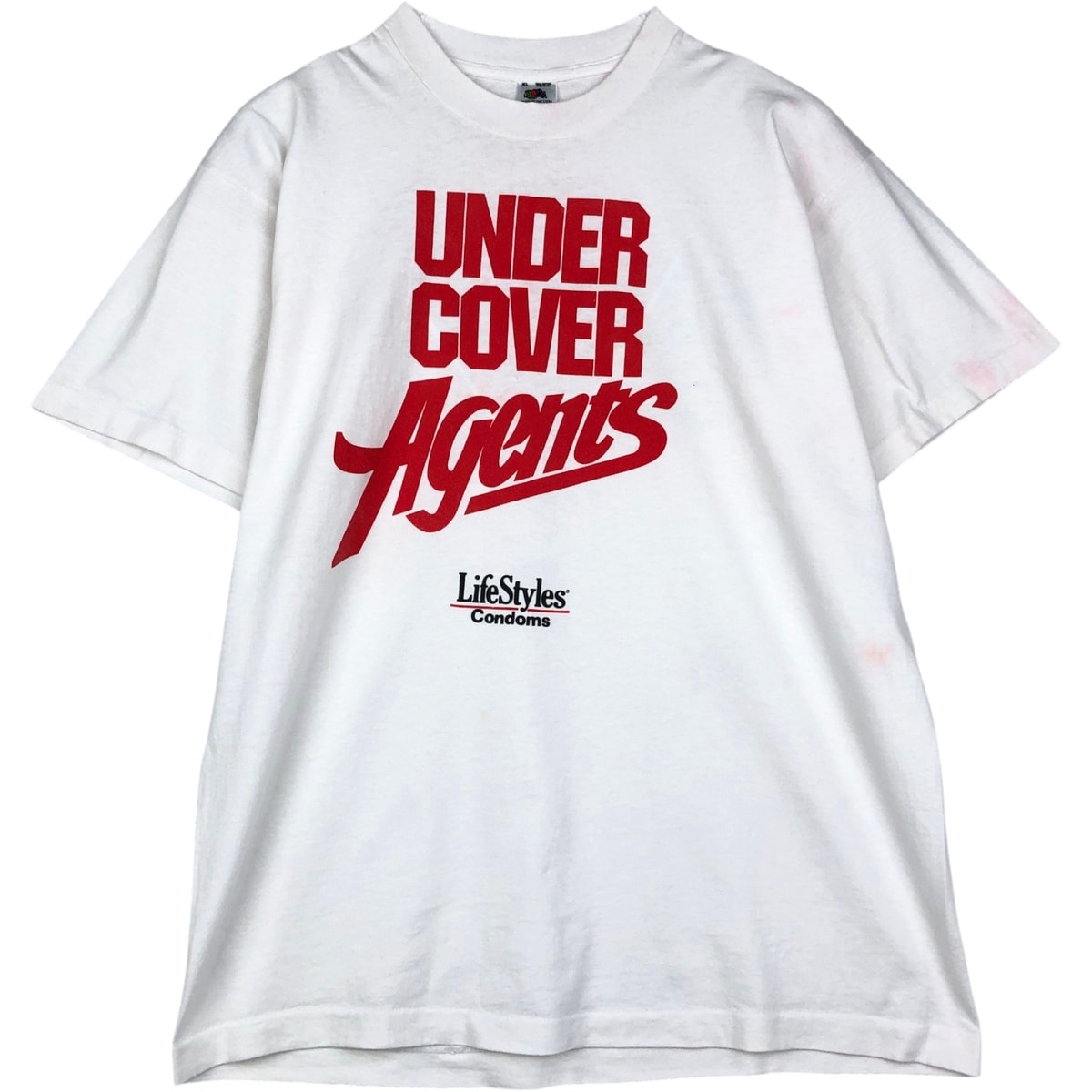 古着 90年代 フルーツオブザルーム FRUIT OF THE LOOM LifeStyles アドバタイジングTシャツ USA製 メンズXL相当 ヴィンテージ/eaa623348