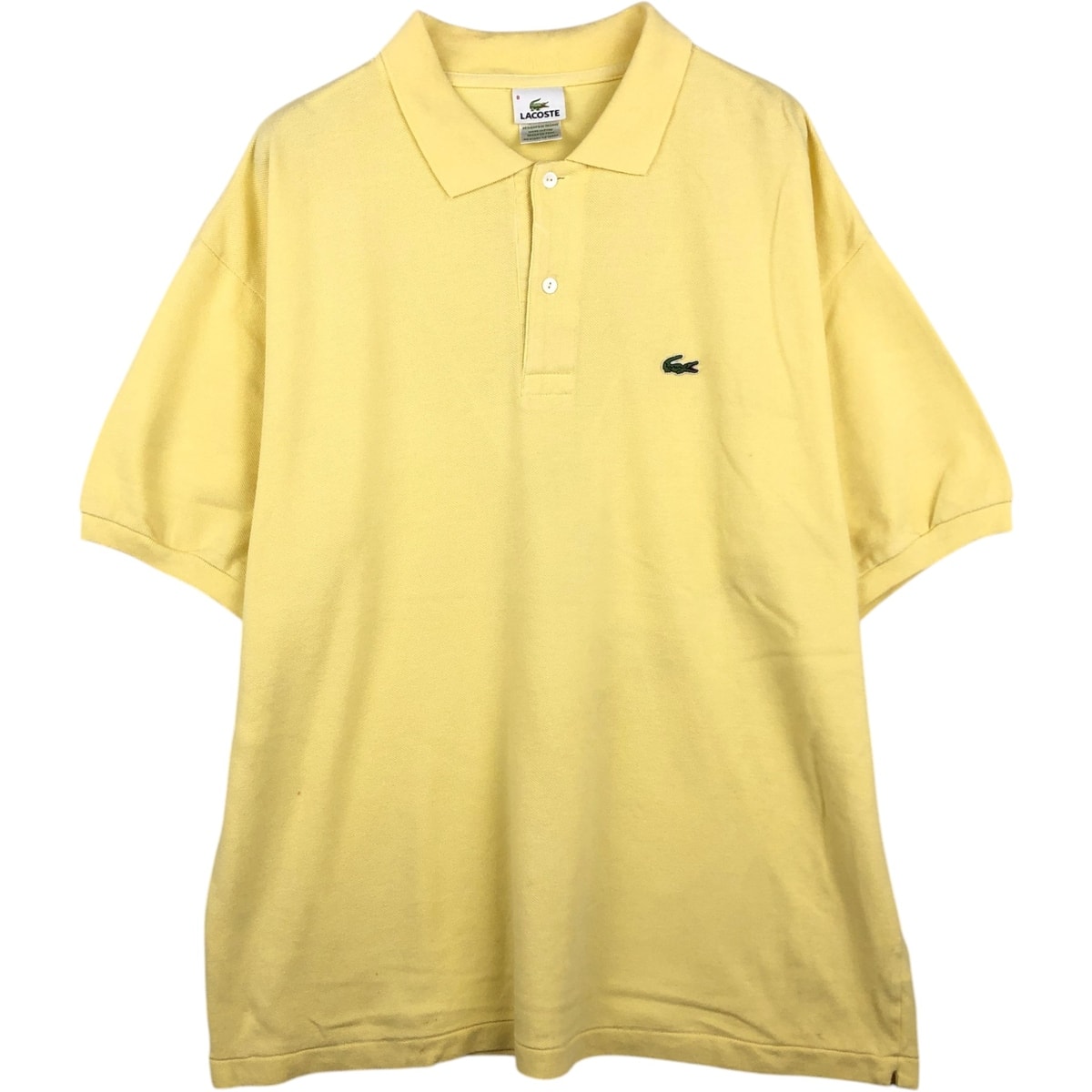 古着 ラコステ LACOSTE フランス企画 半袖 ポロシャツ 8 メンズXXL相当/eaa623037