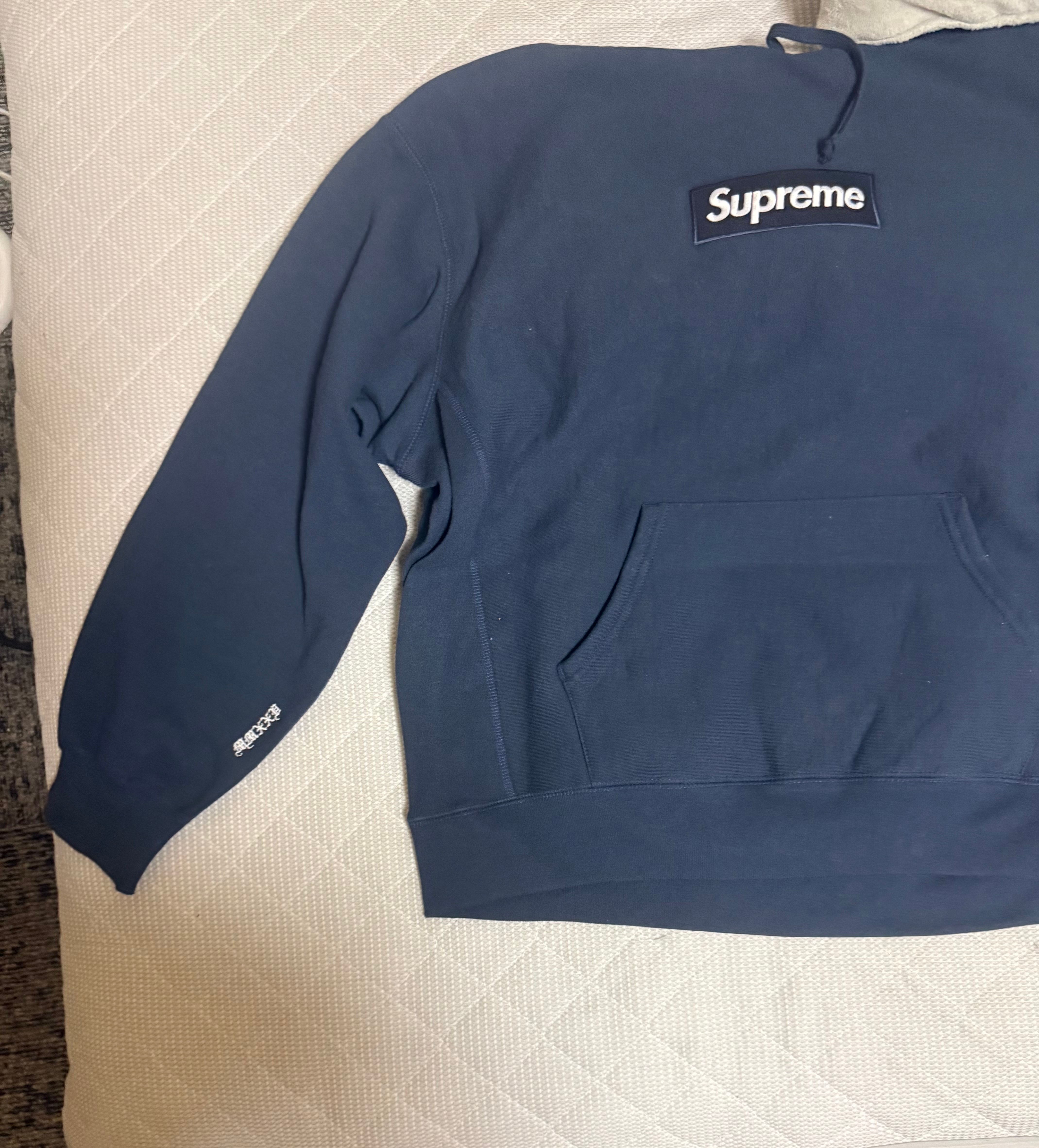 Supreme Box Logo Hooded Sweatshirt (25FW) "Navy"