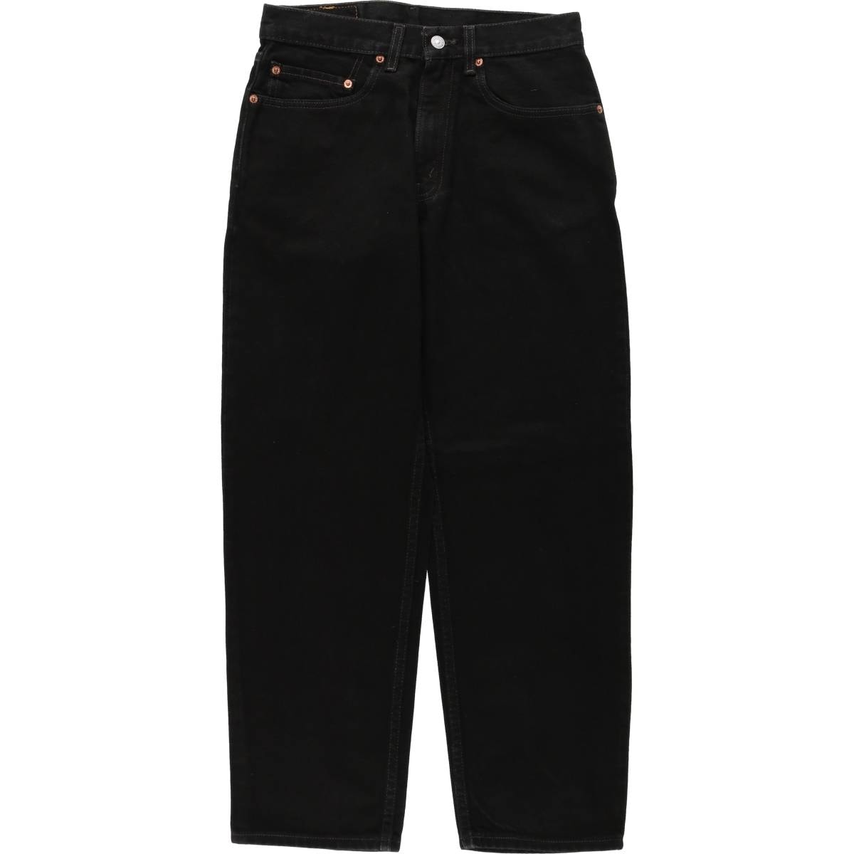 古着 00年代 リーバイス Levi's 550 RELAXED FIT ブラックデニム テーパードデニムパンツ メンズw30相当/eaa663199