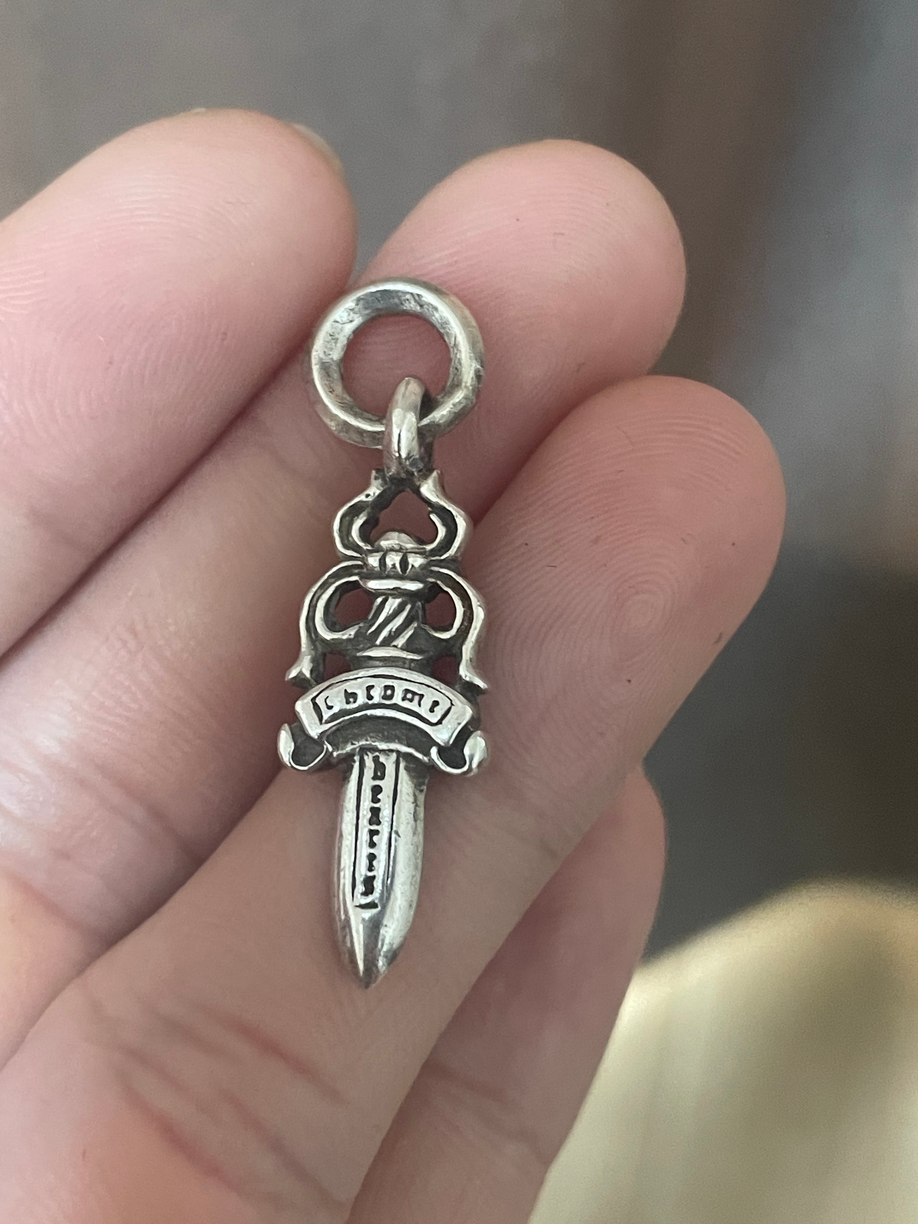 Chrome Hearts # 5 Dagger Charm "Silver"