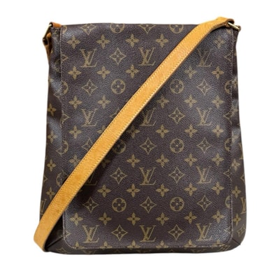 ルイヴィトン ミュゼット モノグラム ショルダーバッグ モノグラムキャンバス M51256 ブラウン ユニセックス LOUIS VUITTON 中古