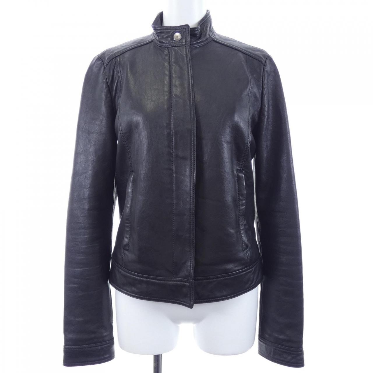 C (やや傷や汚れあり)】グッチ GUCCI 290487-XN571 レザーライダース