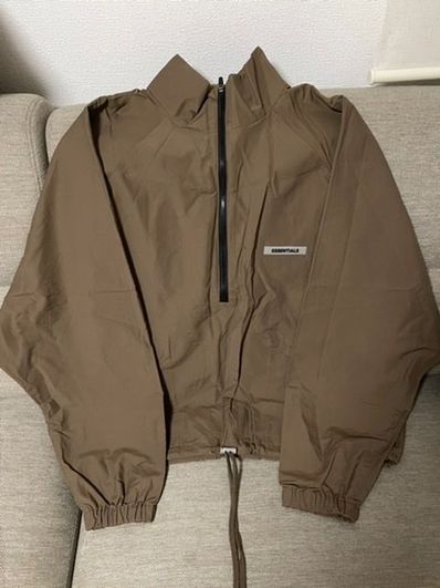 FEAR OF GOD ESSENTIALS / SSENSE Half Zip Track Jacket "Rain Drum"