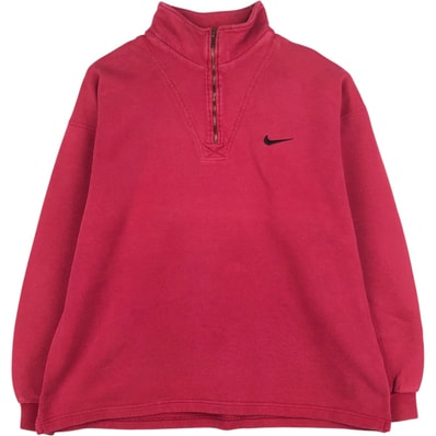 古着 90年代 ナイキ NIKE ハーフジップスウェットシャツ トレーナー メンズM相当 ヴィンテージ/eaa647718