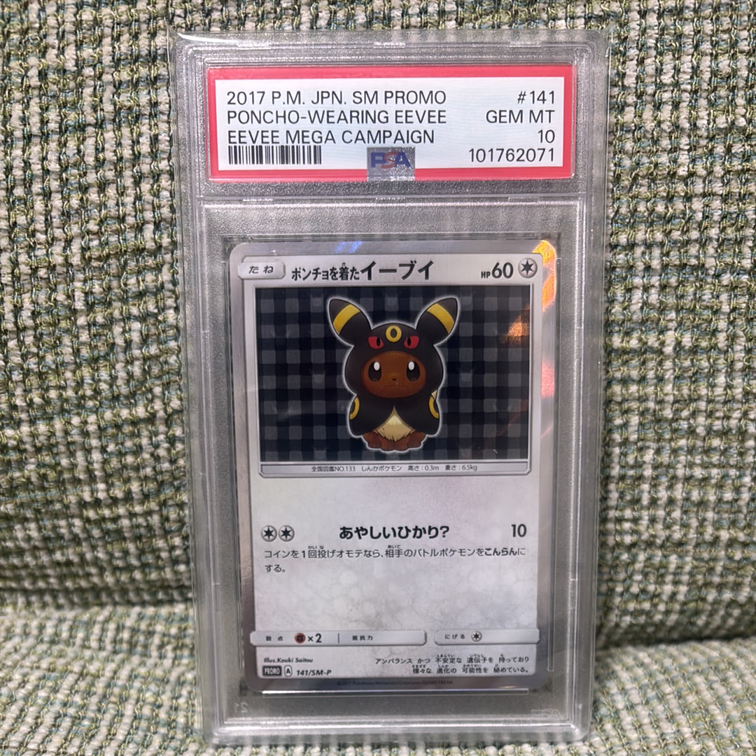 ポンチョを着たイーブイ: プロモ[SM-P 141](プロモーションカード「SM
