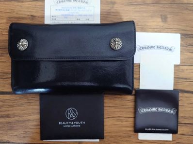 美品!付属品完備!クロムハーツ ウェーブウォレット 財布