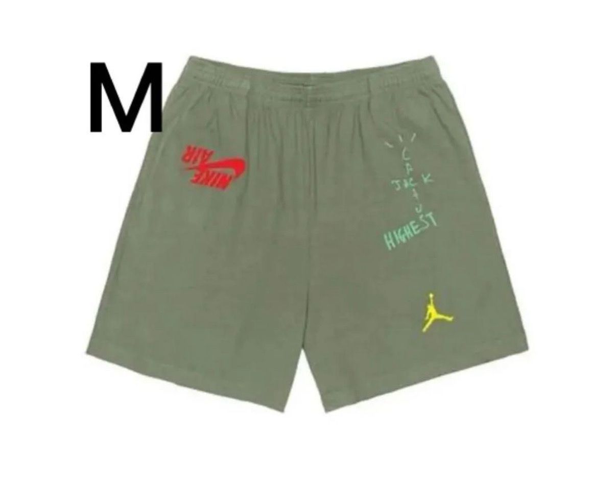 Air Jordan x Travis Cactus Jack Highest Sweatshort "Olive"