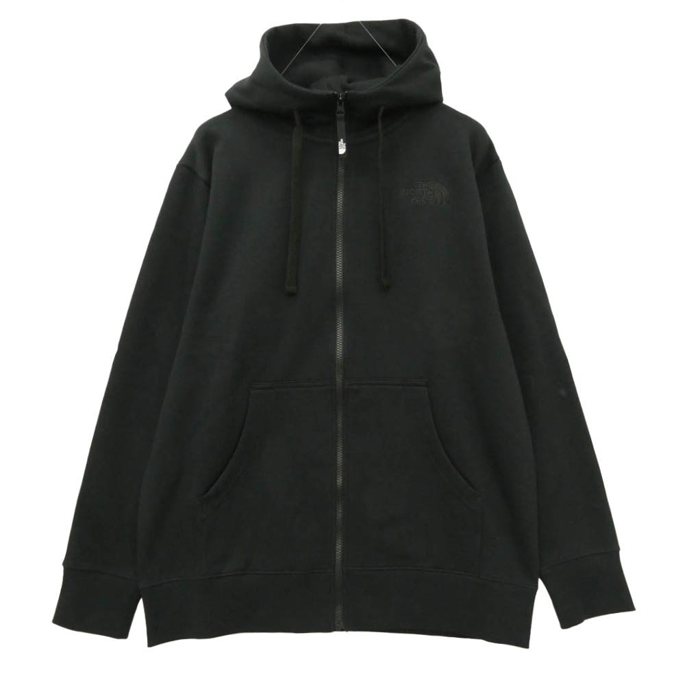 THE NORTH FACE ノースフェイス NT12442 REARVIEW FULL ZIP HOODIE リアビュー フルジップ フーディ パーカー ブラック系 KK L【極上美品】【中古】