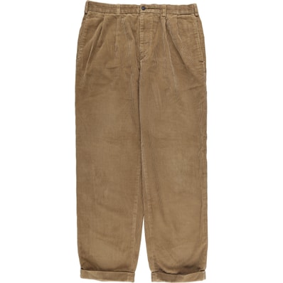 古着 ブルックスブラザーズ Brooks Brothers ELLIOT ツータック コーデュロイパンツ メンズw35相当/eaa589557