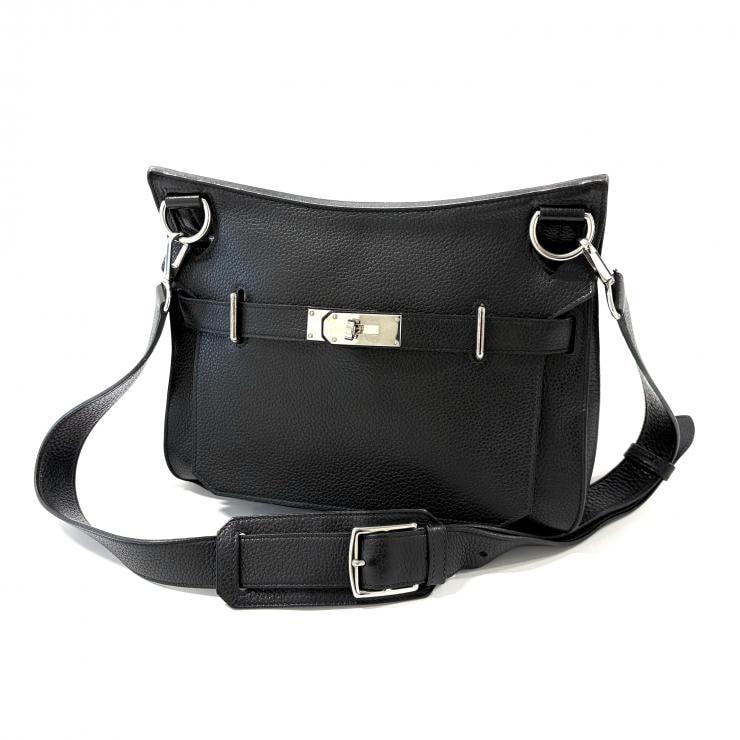 エルメス トリヨンクレマンス ジプシエール 31 ショルダーバッグ ブラック シルバー金具 HERMES 正規品【鑑定済み】