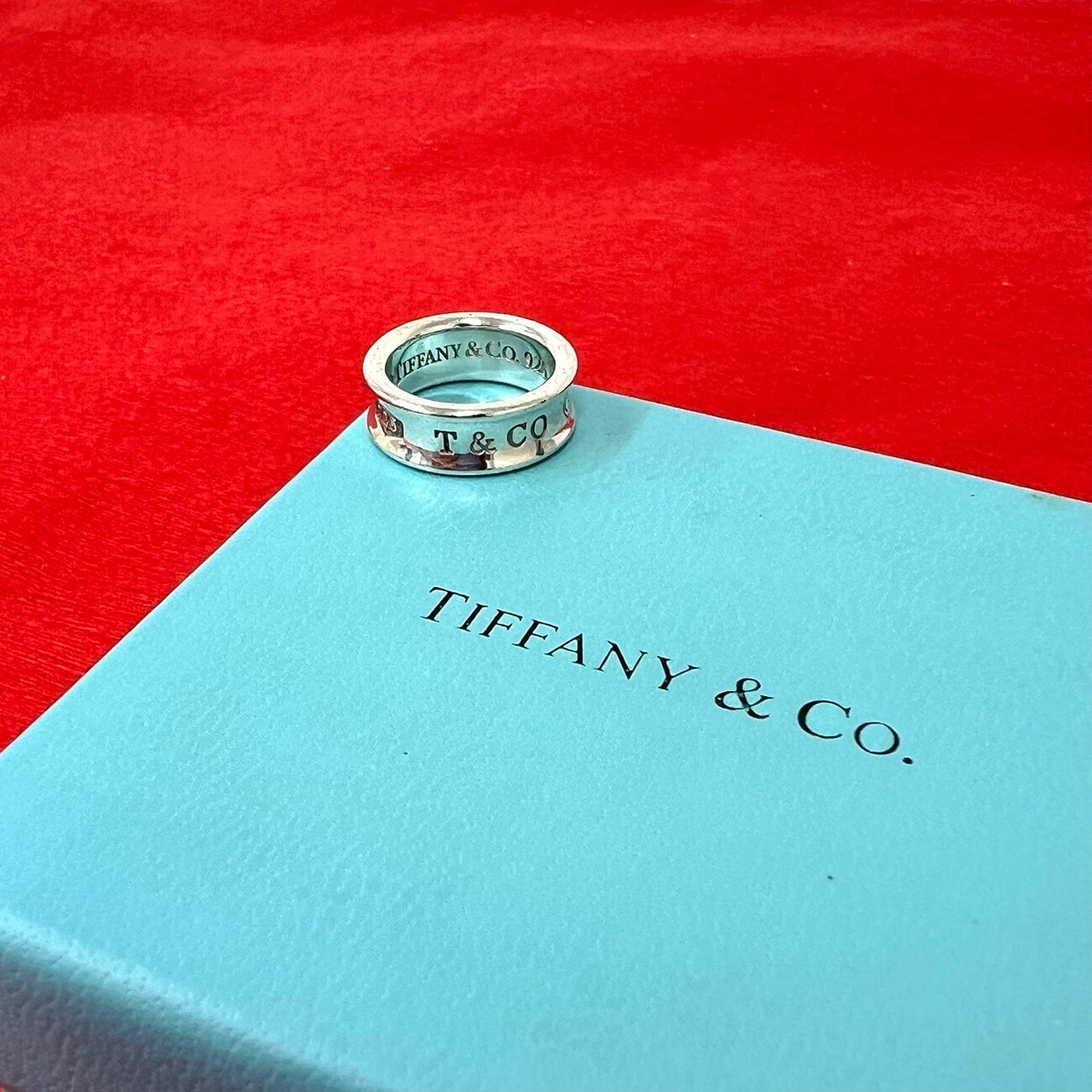 B (目立った傷や汚れなし)】TIFFANY&Co. ティファニー ナローリング
