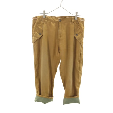 JOURNAL STANDARD ジャーナルスタンダード リネン クロップドパンツ L キャメル