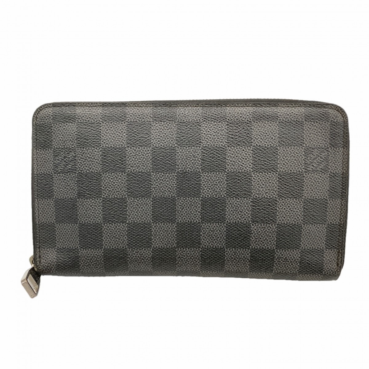 ★最終価格【6cd5779】ルイヴィトン 長財布 ダミエ・グラフィット ジッピーオーガナイザー N63077 ブラック グレー【中古】メンズ