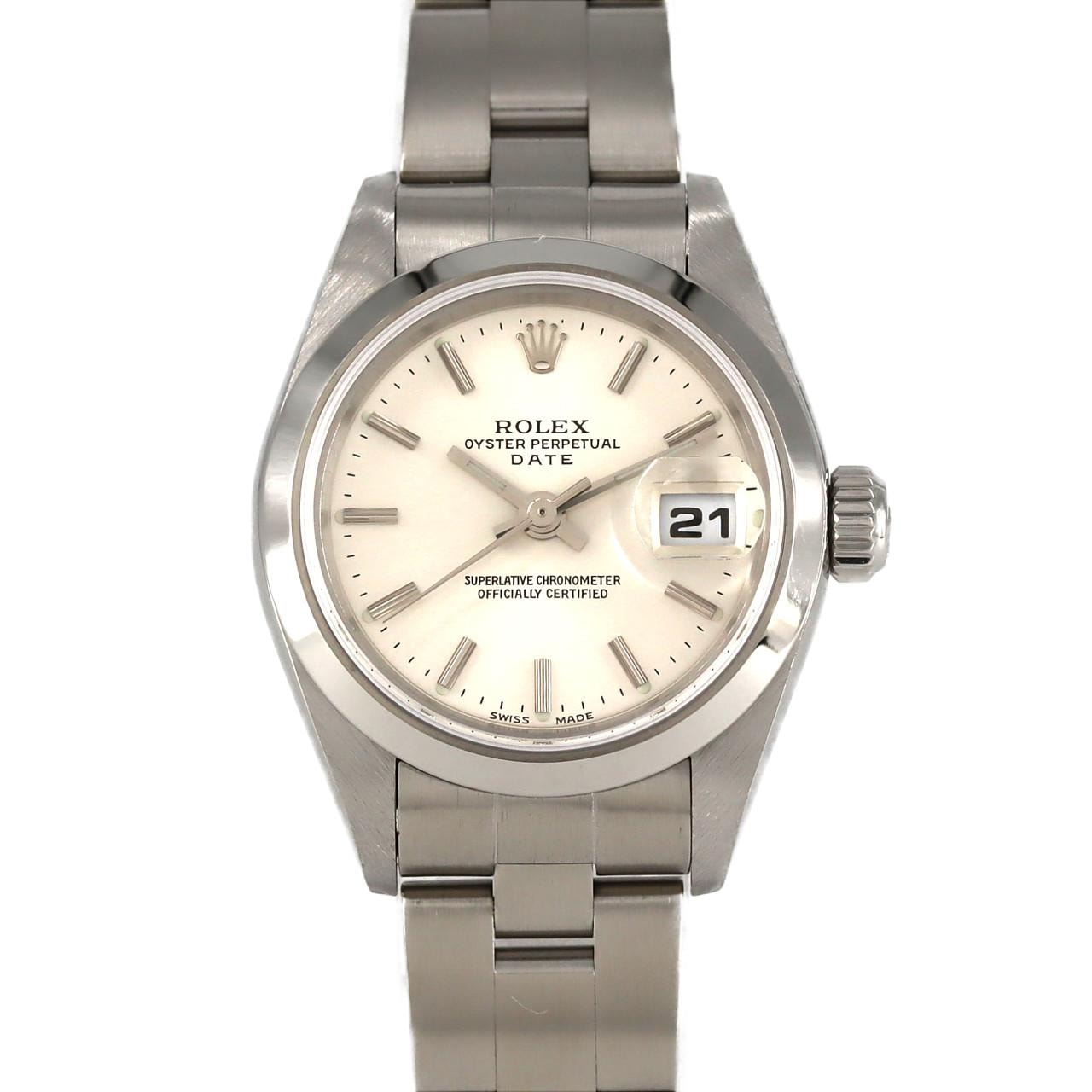 ロレックス オイスターパーペチュアルデイト 79160 SS 自動巻 A番