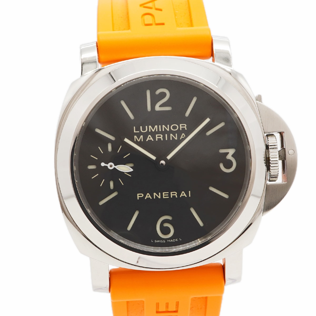 ★SALE【6wgc0209】オフィチーネパネライ ルミノール マリーナ PAM00111 黒文字盤【中古】腕時計 メンズ