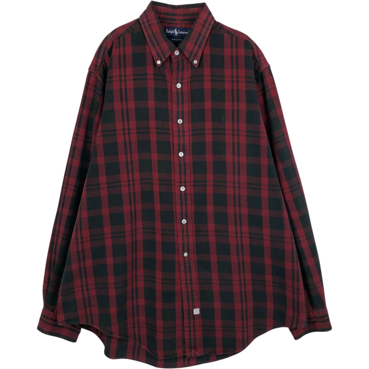 古着 ラルフローレン Ralph Lauren 長袖 ボタンダウンチェックシャツ メンズXL相当/eaa649906