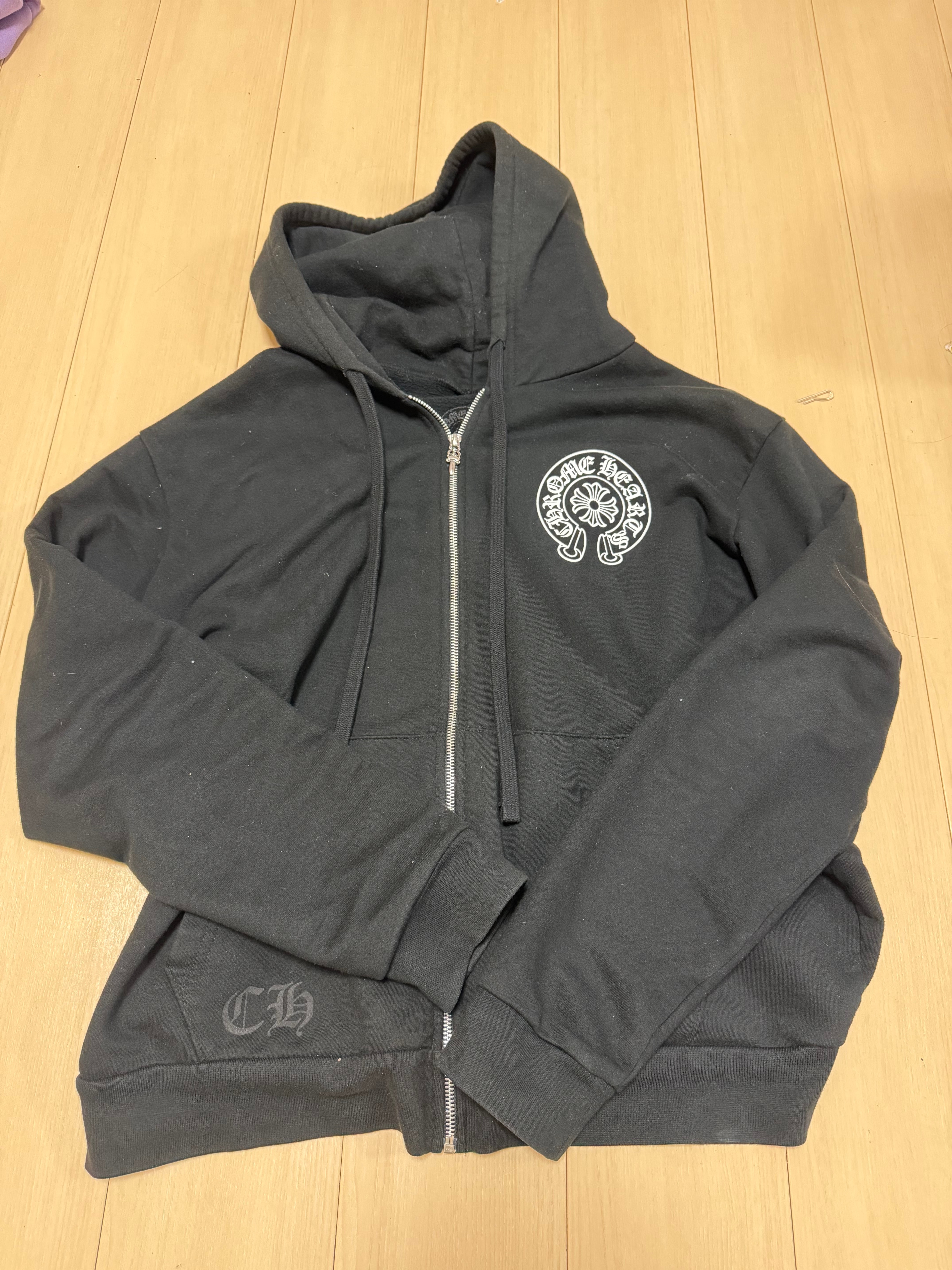 Chrome Hearts Horseshoe Zip Hoodie Tokyo Exclusive "Black"